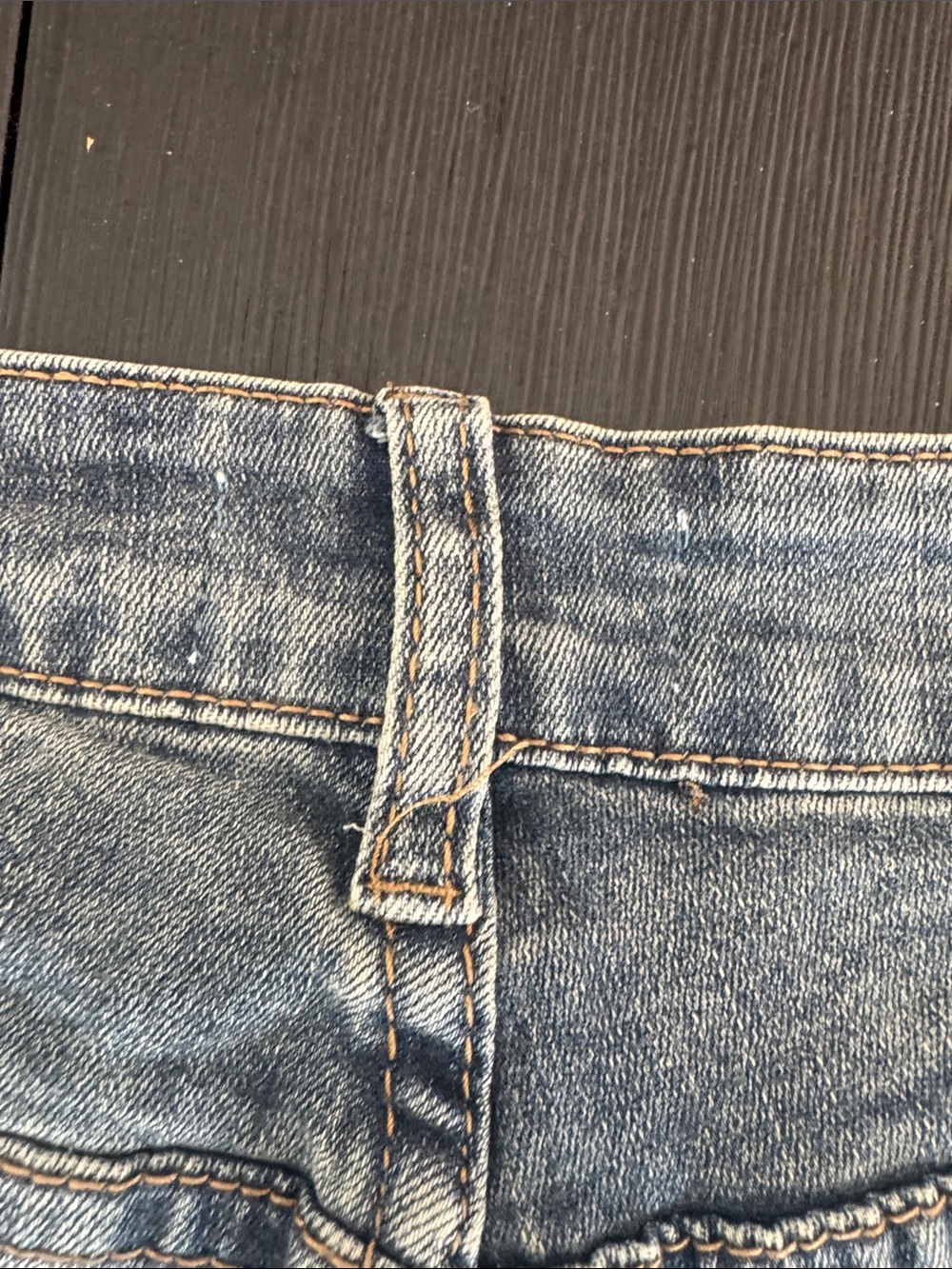 Bamboo Jeans High Rise Wide Leg Jeans Size 13 Medium Wash Stretch Denim Y2K - Picture 7 of 12